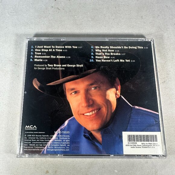 George Strait One Step At A Time CD Album Country Music 1998 MCA Nashville - Picture 2 of 3